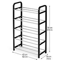 Підставка для взуття на 5 полиць 417х190х700 мм (FK-0513)