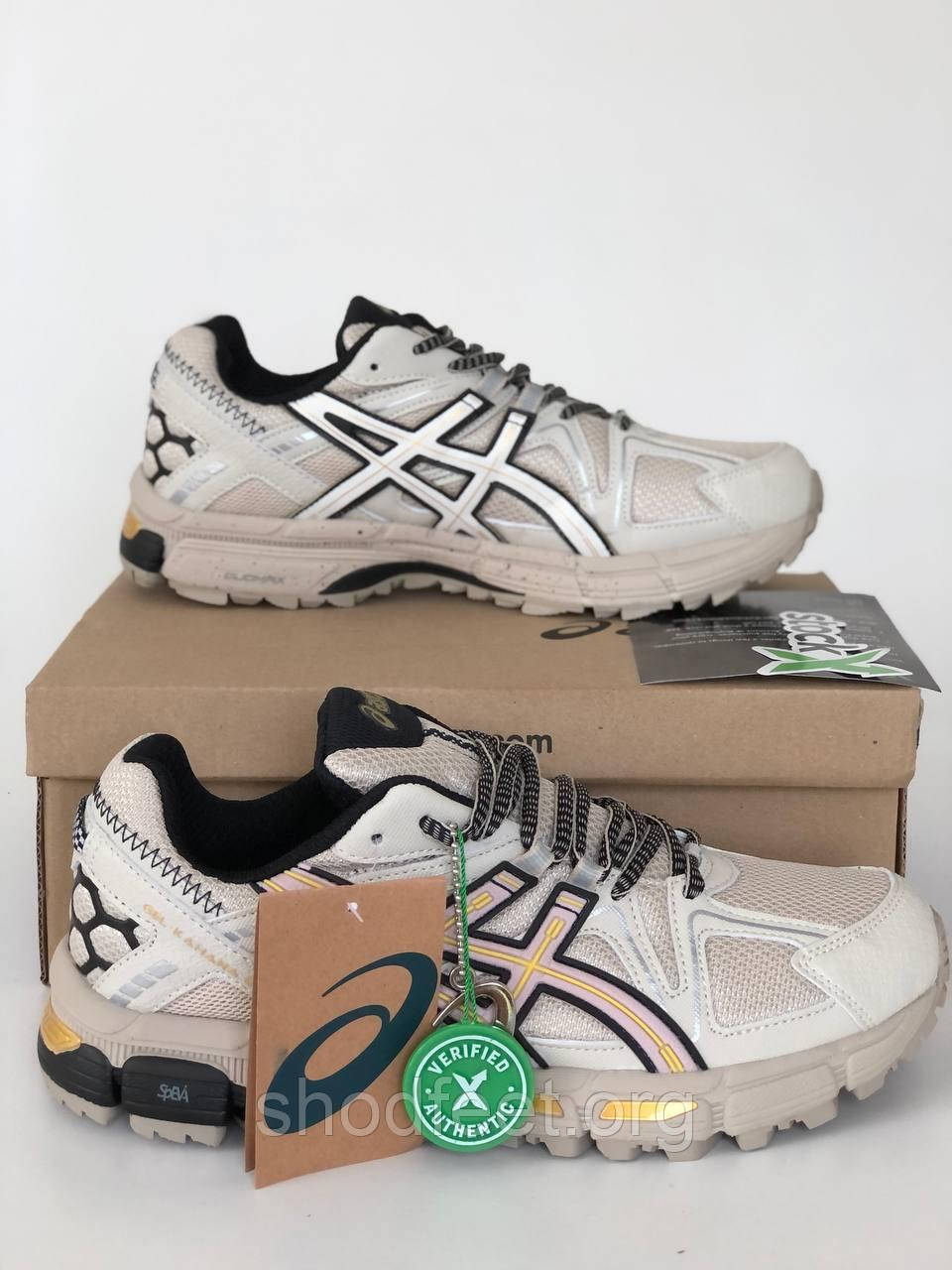 Чоловічі кросівки Asics Gel-Kahana 8 Marathon Beige Gold Black, фото 1