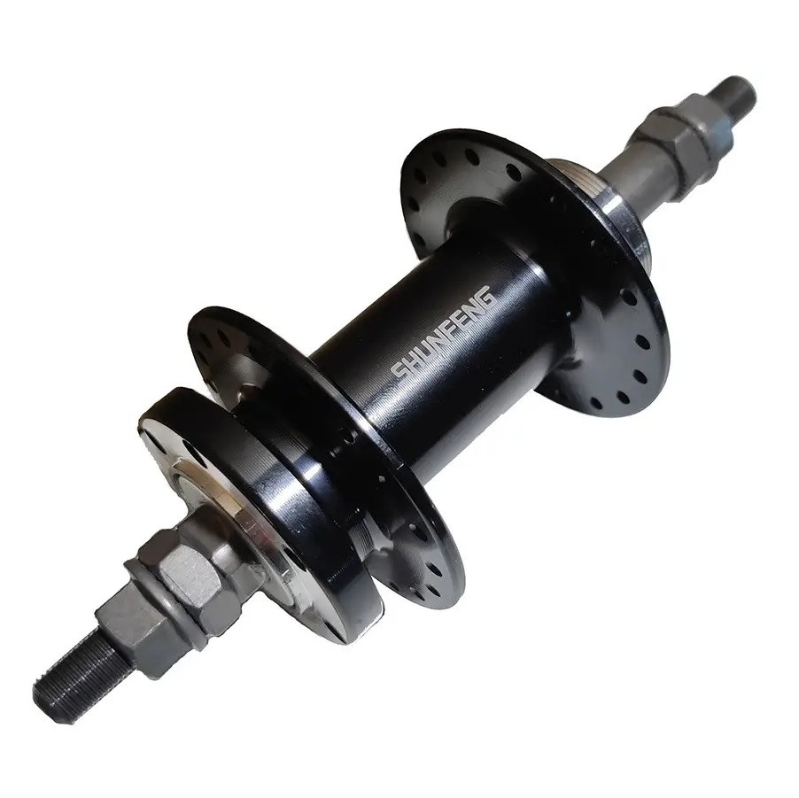 Втулка задня Shunfeng SF-A210R 36H під диск, трещітку, чорний (HUBR-Al-030), фото 1