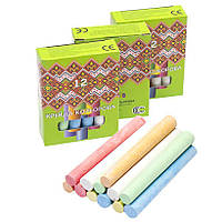 Мел цветной для рисования 12 шт.