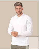 Чоловіча сорочка-поло з довгими рукавами, колір в асортименті