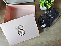 Подарочная упаковка Victoria's Secret, Подарочные пакеты и коробки Виктория Сикрет, фирменная упаковка Виктори Коробка, 28*20*7 см