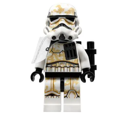 Лего фігурка Зоряні війни/Star Wars — лего мініфігурка пісчаний штурмовік імперії