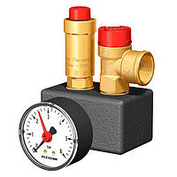 Група безпеки котла Meibes Flamco Flexcon до 110 кВт у ізоляції EcoPlus