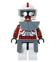 Лего фигурка Звездные войны / Star Wars - лего минифигурка капитан Фокс