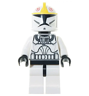 Лего фигурка Звездные войны / Star Wars - лего минифигурка клон пилот
