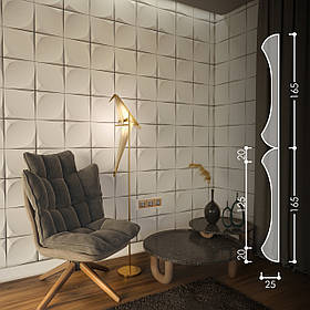 3D-панель "Rhombus" 330х25 мм.