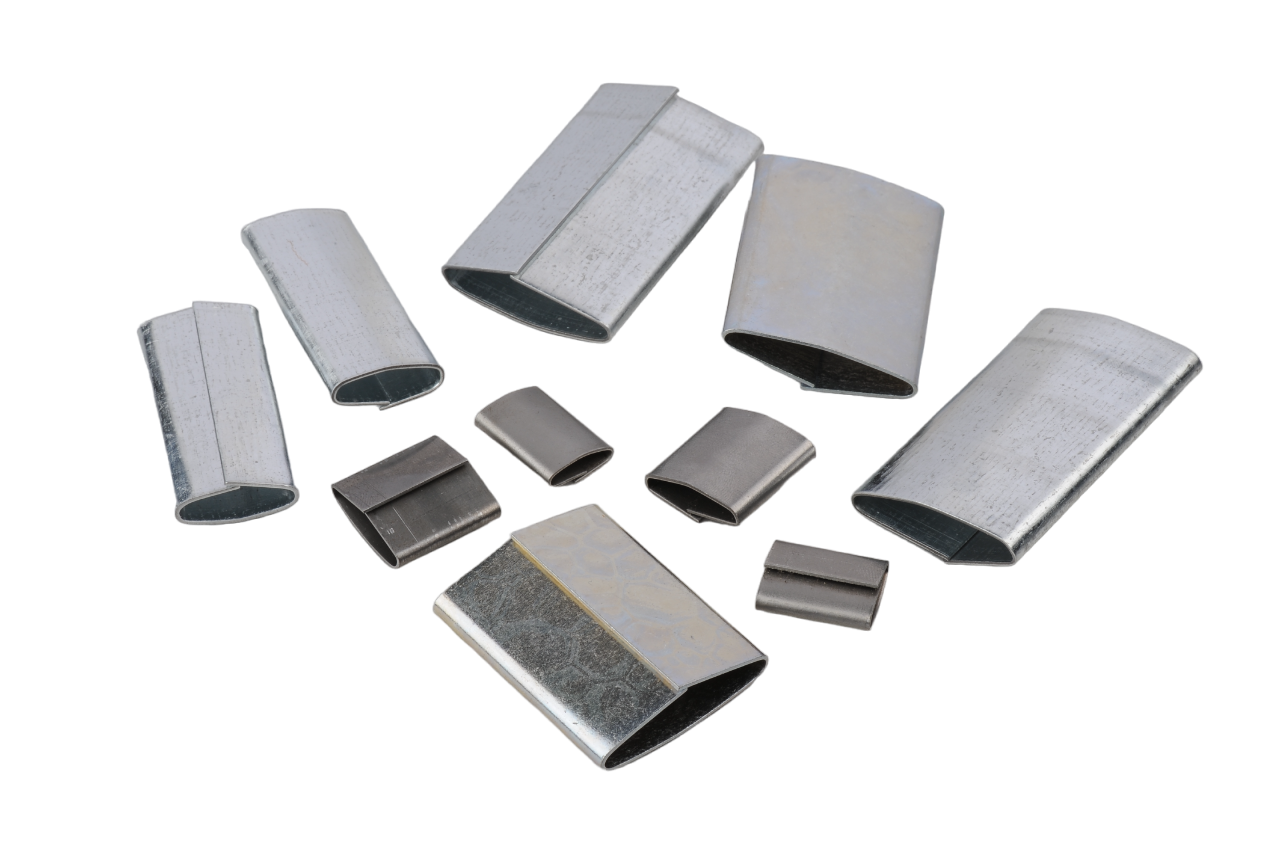 Затискач (замок) 16 х 22 (1000шт в ящику) для скріплення сталевої стрічки