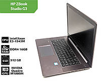 Ноутбук HP ZBook Studio G3 (15.6" / Intel Xeon E3-1545M / 16Gb / SSD 512GB / Nvidia Quadro M1000M)