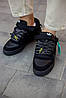 Чоловічі кросівки Adidas Forum Low Bad Bunny Black Взуття Адідас Форум Бед Банні Лоу чорні низькі на липучці, фото 6