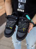 Чоловічі кросівки Adidas Forum Low Bad Bunny Black Взуття Адідас Форум Бед Банні Лоу чорні низькі на липучці, фото 5