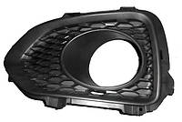 Решітка бампера Kia Sorento 10-13 ліва з отв. п/тум.