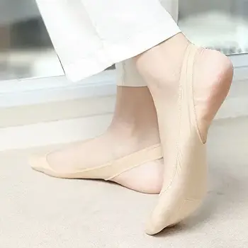 Короткі шкарпетки жіночі, підслідники бежеві 6 пар