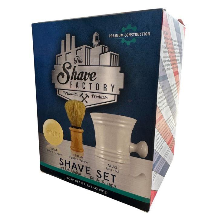 Набір для гоління The Shave Factory Shaving Set – Soap, Brush & Mug