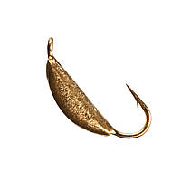 Мормышка вольфрамовая Sunfish Супер Банан с ушком 0,82г 3,5мм Золото (1835-GO)