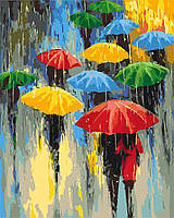 Картина по номерам Цветной дождь Brushme  40 х 50 BS53048