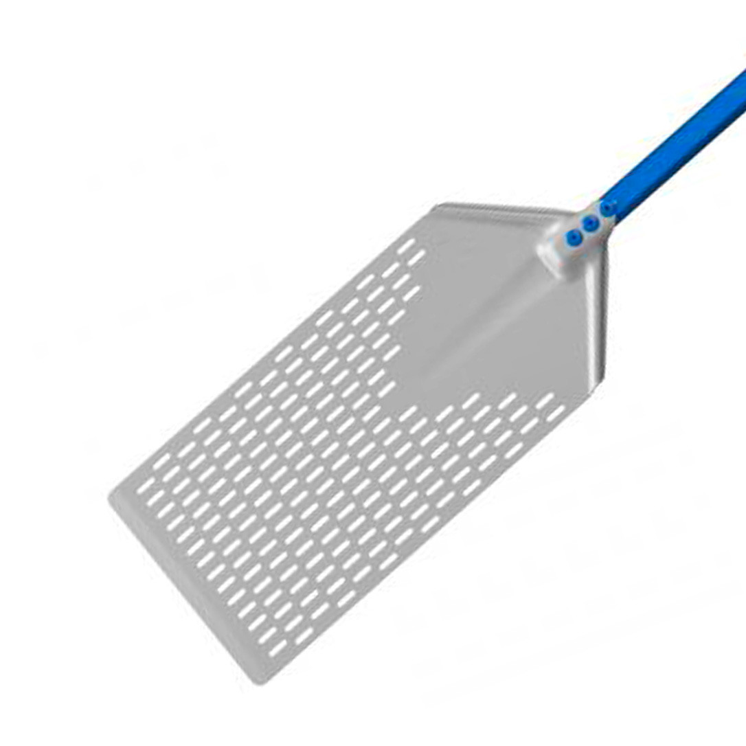 Лопата для піци 166 см прямокутна з перфорацією Gi.Metal AM-2340F/120
