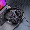 HOCO gaming Magic tour gaming headphones W103 ігрові навушники з мікрофоном, геймерська гарнітура, фото 2