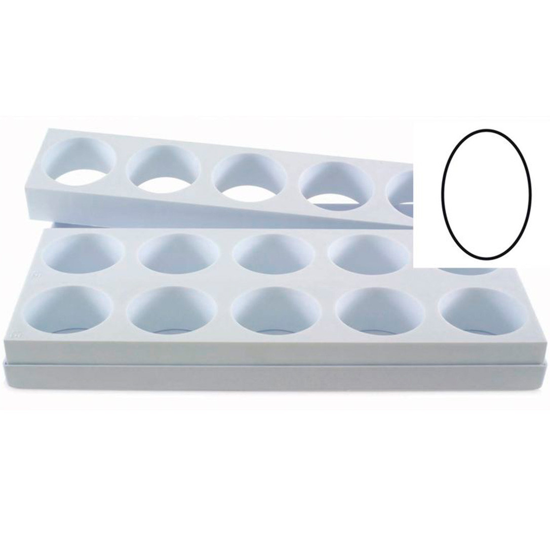 Форма для десертів OVAL 139 мл, 15 шт Martellato MONOP. B002