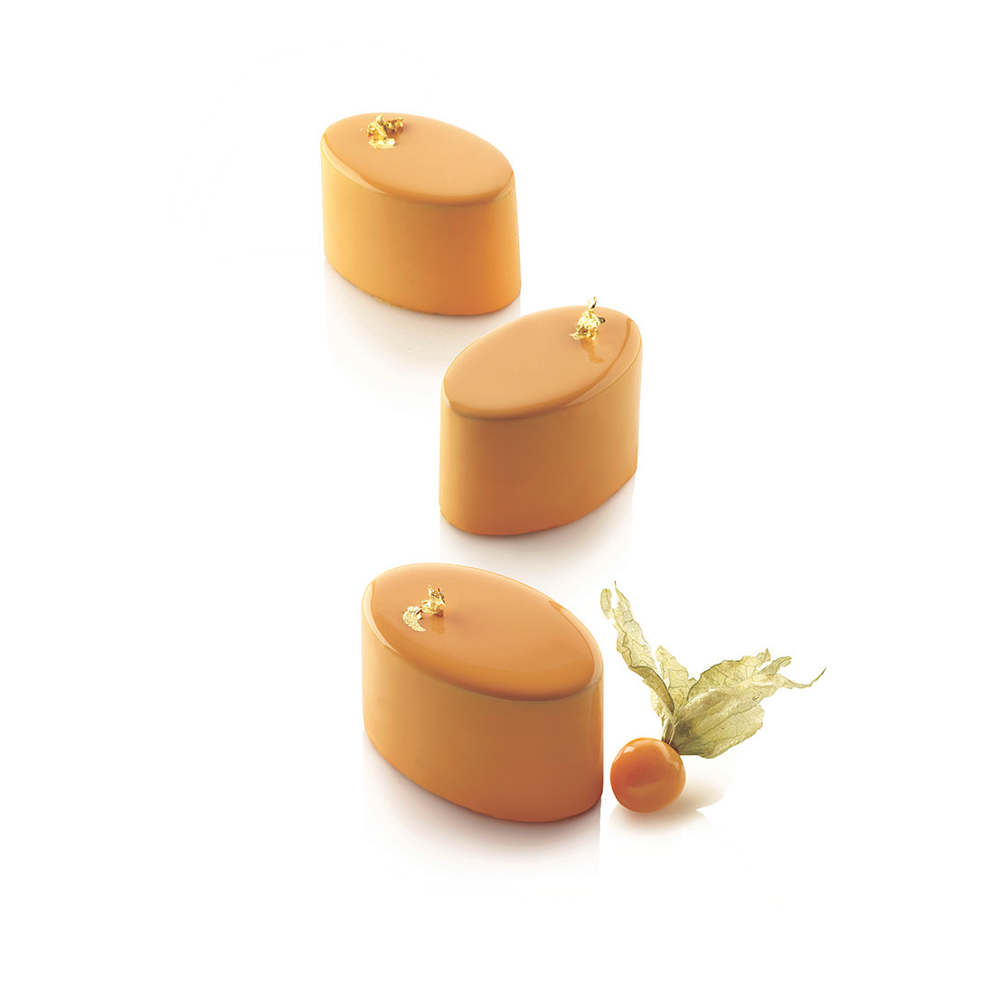 Кондитерська форма для десертів MULTIFLEX OVAL 125 мл х 35 шт Silikomart MULTIFLEX OVAL 125/7