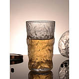 Оригінальна склянка з візерунком Льодовик Glacier, товсті стінки, 400 мл, фото 2