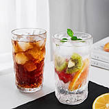 Оригінальна склянка з візерунком Льодовик Glacier, товсті стінки, 400 мл, фото 5