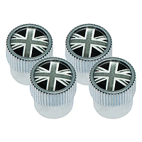 Набір з 4-х ковпачків ніпелів Land Rover Black Jack Valve Stem Caps, LR027666