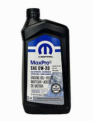 Олива моторна синтетична Mopar "MAXPRO SAE 0W-20", 0,946л