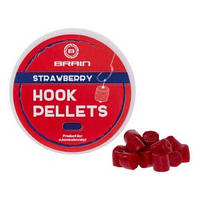 Пелети Brain Hook Pellets Strawberry (полуниця) 16mm 70g