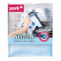 Салфетка из микрофибры для окон и стекла York Window 1 шт.