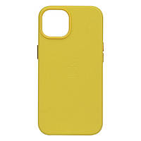 Чехол Leather Case для iPhone 14 Plus Цвет Canary yellow