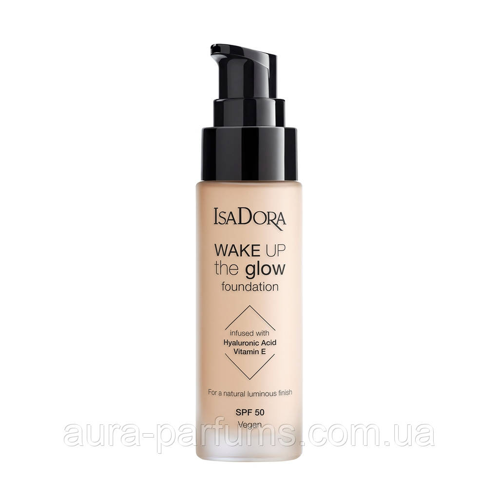 Тональна основа IsaDora Wake Up The Glow Foundation SPF 50