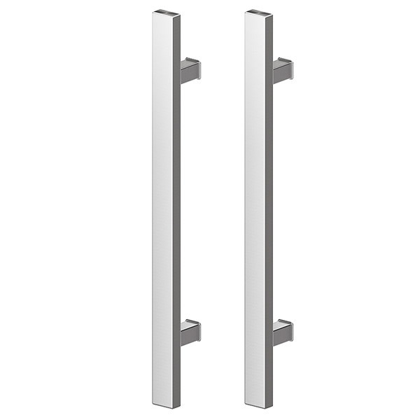 Дверна ручка скоба Wala Q10 40x20 90° 2-стороння нержавіюча сталь (Польща)