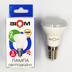 Світлодіодна лампа Biom R39 5W E14 4500K BT-552 12232