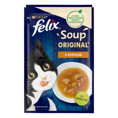 Felix Soup Суп з куркою для котів, 48 г