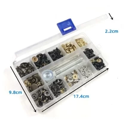 Купить Набор кнопки для одежды и инструмент для заклепок на одежду ...