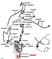 Датчик рівня рідини бачка омивача лобового скла б/в Mitsubishi - 8260A406