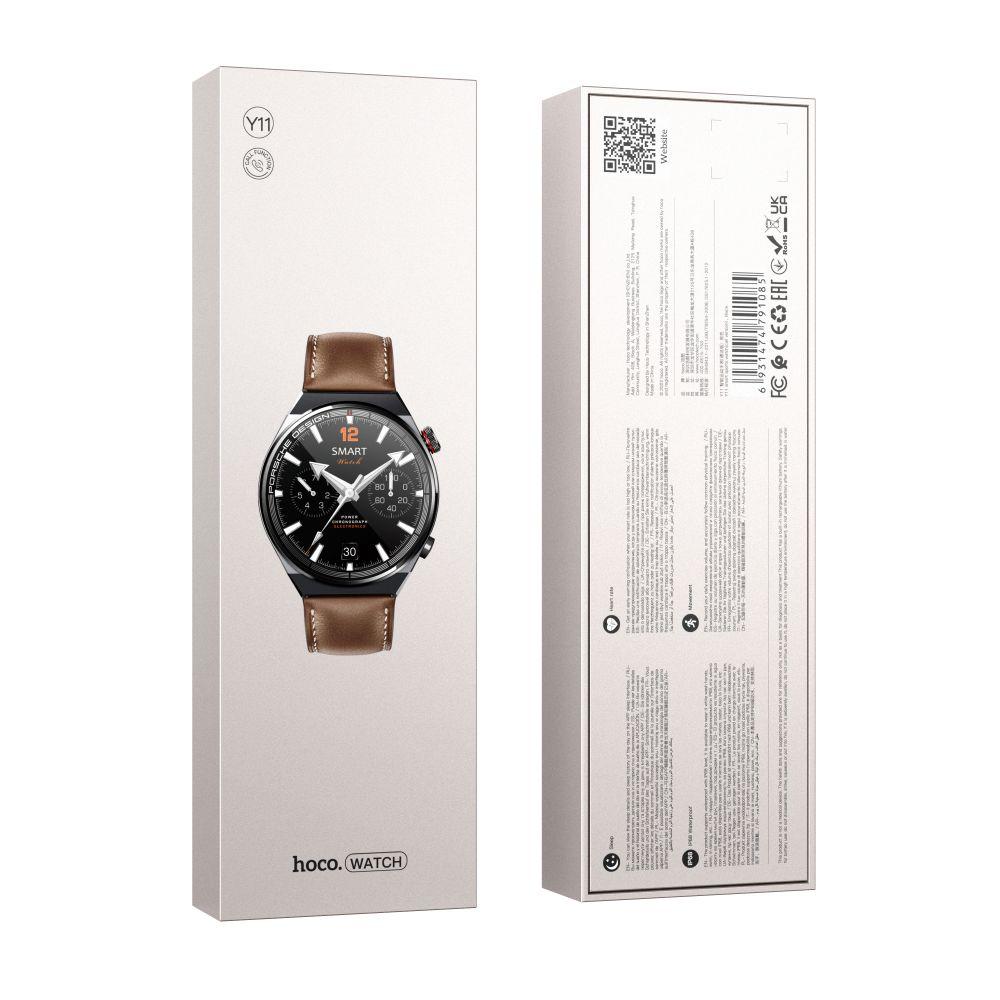 Умные смарт часы Hoco Y11 Цвет Чёрный от магазина Buy All - фото 1 - id-p1885242972
