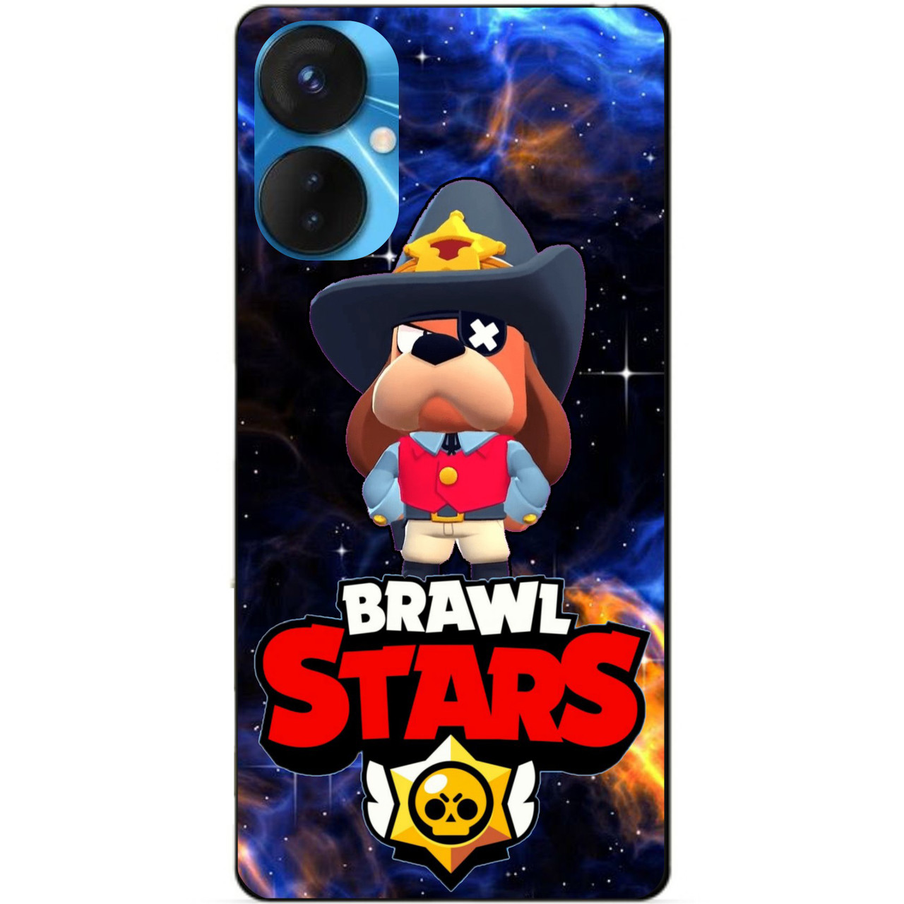 Силіконовий бампер чохол для Tecno Spark 9 Pro з Героєм Космічний Бравлувальник Гавс