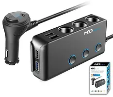 Розгалужувач гнізда прикурювача MBG line HC67C 12-24V 4xUSB QC PD