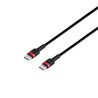 USB Baseus Type-C to Type-C QC3.0 60W 20V 3A 2m CATKLF-H Цвет Красно-Чёрний, 91