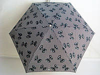 Зонт ZEST женский механика 5 сложений, цветной плоский. Расцветка Бернадет