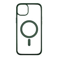 Чехол Color+MagSafe для iPhone 14 Plus Цвет 05, Green