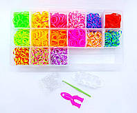 Резинки для плетения браслетов Diy loom bands set 2500шт