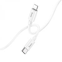 USB Hoco X87 Magic silicone PD20W Type C to Lightning Цвет Белый