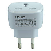 Смарт Розетка WiFI Smart Power Plug LDNIO SCW1050 Цвет Белый