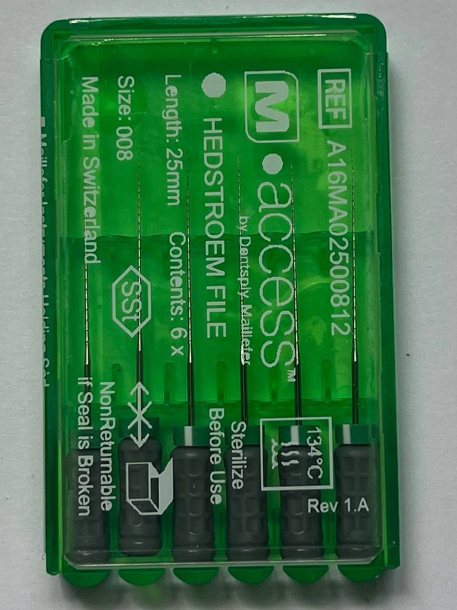 H-File M-Access (Хедстрем Зелені) 25 мм 08