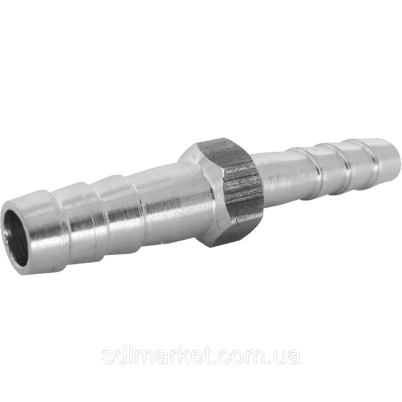 Трубка з'єднувальна пряма редукційна нікельована 10 мм х 8 мм штампована А05303Анк VA