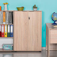 Тумба офісна, стелаж для офісу, етажерка з замком ТОФ-2, колір Дуб сонома