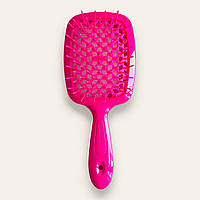 Щетка для волос Janeke Superbrush Розовый неон